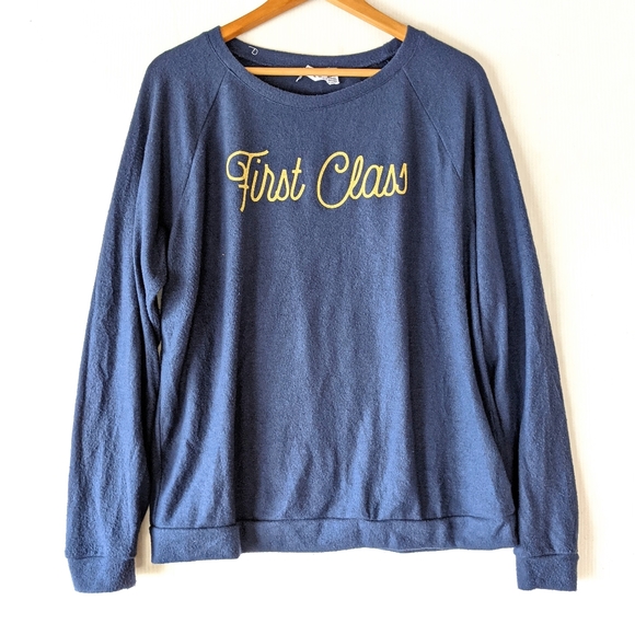PROJECT SOCIAL T First Class Travel Sweatshirt - Picture 1 of 10